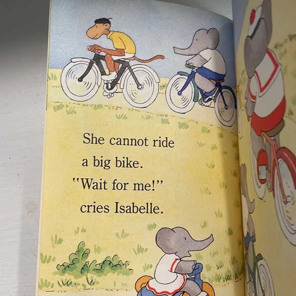 LIKE NEW Vintage 1989 Step into Reading Babar’s Little Circus Star book - Picture 6 of 12